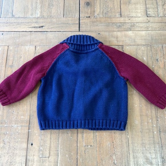 Janie and jack cowl neck cardigan grandpa sweater - Picture 5 of 5